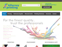 Tablet Screenshot of killarneyprinting.ie